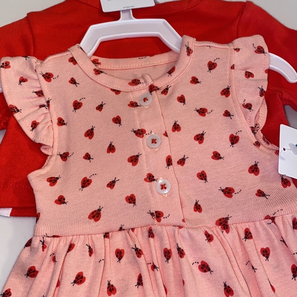 Carters Dress Bodysuit and Cardigan - Picture 4 of 5